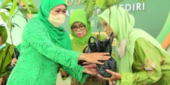 Gubernur Khofifah Ajak Muslimat NU Sedekah Oksigen Melalui Gerakan Tandur