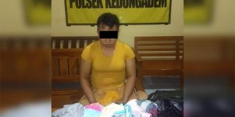 Nyamar Perempuan, Pria di Bojonegoro Kepergok Curi BH dan CD Wanita