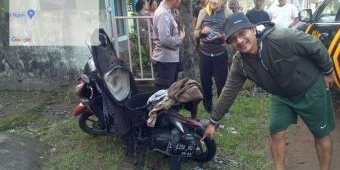 Pulang dari Malang, Motor Warga Surabaya Terbakar di Jombang