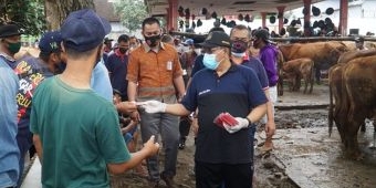 ​Rentan Jadi Pintu Masuk Covid-19, Wali Kota Blitar Pimpin Sidak di Pasar Hewan Dimoro