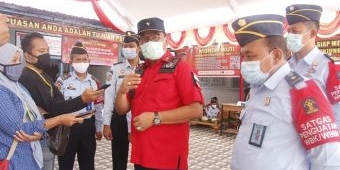 Jelang Coblosan, Lapas Klas II B Ngawi Disambangi Kakanwil Kemenkumham, Pastikan Kontrol Prokes