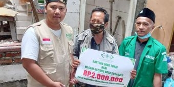 Berkah Ramadan, Anggota Banser Simokerto Kembali Punya Rumah Layak Huni