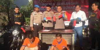 Satu dari Dua Pelaku Pencurian Motor di Karang Empat Surabaya Ternyata Residivis Narkoba