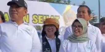 Jalan Sehat HUT RSUD Ngudi Waluyo Wlingi ke-39 Meriah, Diberangkatkan Bupati Blitar