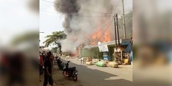 Pasar Bungkak Tembelangan Hagus Terbakar