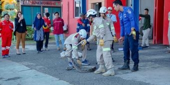 Pertahankan Budaya K3, PLN NP UP Tanjung Awar-Awar Tuban Gelar Latber dengan Damkar