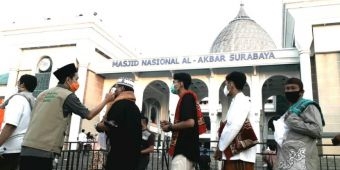 ​Masjid Nasional Al Akbar Surabaya Gelar Salat Idul Adha dengan Protokol Kesehatan