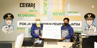 Diresmikan Gubernur Khofifah, Begini Tampilan Press Room Baru yang Instagramable