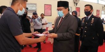 327 Warga Binaan Lapas Kelas IIB Kota Pasuruan Dapat Remisi