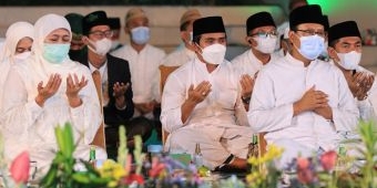 Bersama Gubernur Khofifah dan Habib Syech, Wali Kota Pasuruan Gelar Doa dan Salawat untuk Palestina