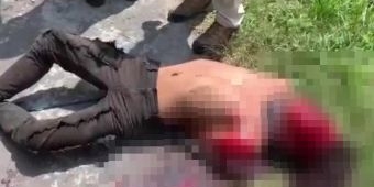 Kabur ke Jalan Buntu, Penjambret Dompet Emak-emak di Blitar Bersimbah Darah Dihajar Massa