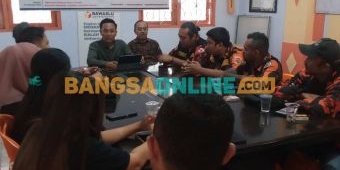 Siap Bersinergi dengan Bawaslu, Sapma PP Kota Madiun Gelar Audiensi