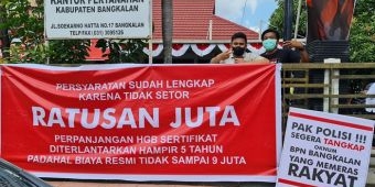 Sertifikat Tak Kunjung Jadi dan Diduga Ada Pungli Hingga Rp 40 Juta, Kantor BPN Bangkalan Didemo LSM