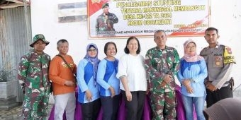 Satgas TMMD dan Pemkab Kediri Gelar Penyuluhan Pencegahan Stunting dan Layanan KB