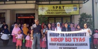 Dua Guru TK Banyuwangi Dilaporkan, Wali Murid Ngeluruk Polres 