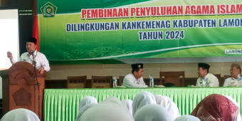 Kabid Penais dan Zawa Kemenag Jatim Berikan Pembinaan Penyuluh Agama Islam Lamongan