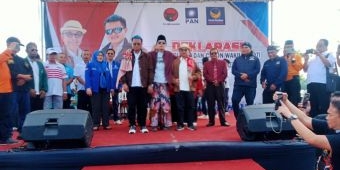 Rijanto-Beky Daftar Pilbup Blitar 2024 ke KPU