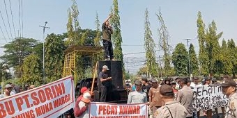 Merasa Dirugikan, Warga Kedungringin Pasuruan Luruk PT Sorini