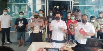 Polres Kediri Amankan 9 Preman Pemalak Sopir Truk Kawasan Plosoklaten dan Kepung