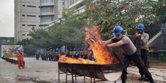 Puluhan Satpam SIG Pabrik Tuban Dibekali Tanggap Bencana dan Kebakaran