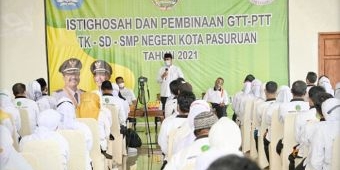 Perjuangkan Hak Para Pendidik, Gus Ipul Berikan SK Wali Kota Pasuruan ke 200 GTT-PTT