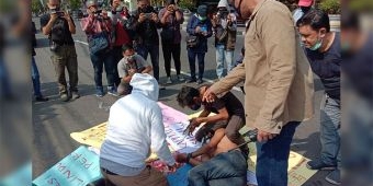 Koalisi Wartawan Sidoarjo Tuntut Kekerasan Terhadap Wartawan Tempo Diusut Tuntas