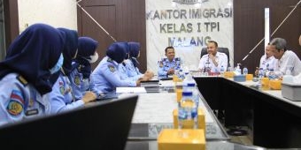 Kantor Imigrasi Malang Terima Kunjungan Studi Tiru Kearsipan Lapas Perempuan Kelas IIA Malang