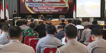 Forkopimda Banyuwangi Gelar Rakor Percepatan Penanganan PMK