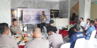 Kapolresta Sidoarjo Baru Gelar Pertemuan dengan Wartawan