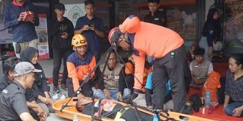 Perkuat Kolaborasi, BPBD Jatim-SRPB Gelar Pelatihan Vertical Rescue dan Dapur Umum