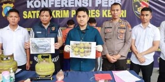 Komplotan Pencuri Tabung Gas dari Surabaya dan Madura Apes di Kediri