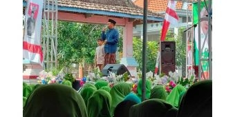 Desa Kandangan Gresik Gelar Silaturrahim Kubro Muslimat NU