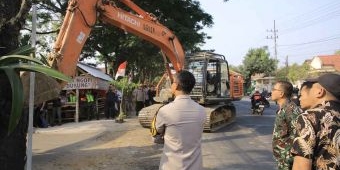 Polres Madiun Tetap Pantau dan Ciptakan Kondusifitas Usai Pembongkaran Tugu Silat