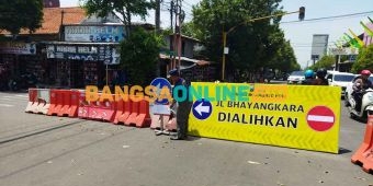 H-11 Lebaran, Dishub Kota Mojokerto Mulai Berlakukan Rekayasa Lalu Lintas