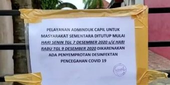 Dua Kantor OPD Kota Blitar Ditutup Tiga Hari Usai Pegawai Terpapar Covid-19