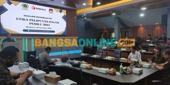 PWI Mojokerto Gelar Dialog Interaktif Etika Peliputan Pemilu