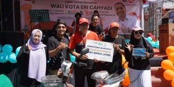 Dimeriahkan Puluhan Doorprize, Jalan Sehat HUT ke-10 BO dan Bazaar UMKM Diserbu Ribuan Warga