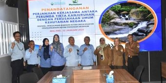 Perumda Tirta Kanjuruhan Jalin Kerja Sama dengan Perum Perhutani