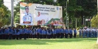 Pj Wali Kota Kediri Pimpin Upacara Hari Jadi ke-79 Jawa Timur