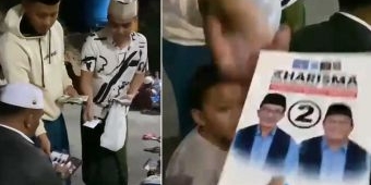 Viral Video Bagi-Bagi Amplop dan Stiker Bergambar Paslon Nomor Urut 02, ini Kata Bawaslu Pamekasan