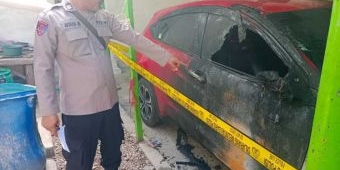 Mobil Honda HRV Warga Sumenep Ludes Diduga Dibakar OTK
