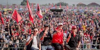 Lumajang Sat Set Bangun Negeri Digelar, Kampanye Ganjar-Mahfud di Stadion Yosowilangun