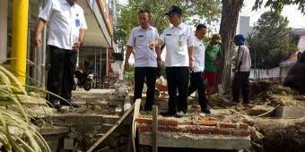 Mulai Digarap, Trotoar Ramah Pejalan Kaki di Sidoarjo Ditarget Rampung Desember