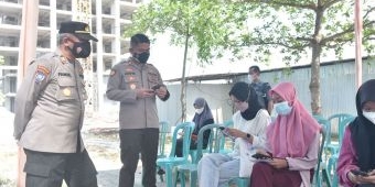 Gandeng Umla, Polres Lamongan Gelar Vaksinasi Massal