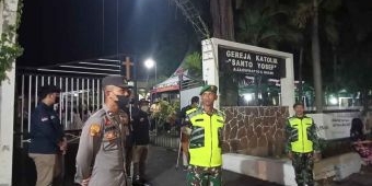 Pastikan Natal Aman, Polres Ngawi bersama Forkopimda Datangi Gereja