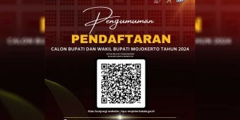 Pengumuman Pendaftaran Pasangan Calon Bupati dan Wakil Bupati Tahun 2024 Kabupaten Mojokerto