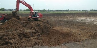 Antisipasi Banjir, Pemkab Nganjuk Bangun Embung Sambut Musim Hujan