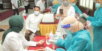 Pascalibur Lebaran, Pejabat Pemkot Probolinggo Jalani Rapid Test Antigen