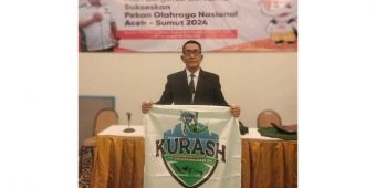 Iptu Sugiwarso Jadi Pelatih dan Wasit Kurash Pertama Tuban Tingkat Nasional