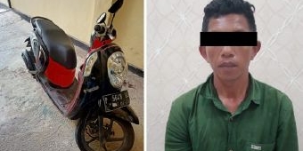 Diusir dari Rumah, Pria di Banyuwangi Curi Motor Istri Siri